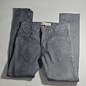 Levi's Men's Charcoal Slim Jeans 16 28